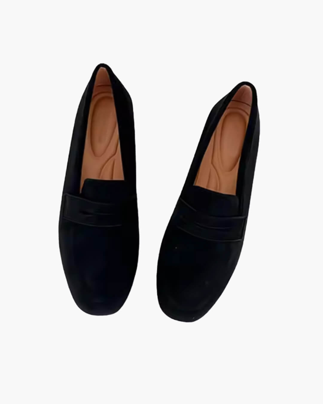 Adira loafers i ruskind uden snørebånd