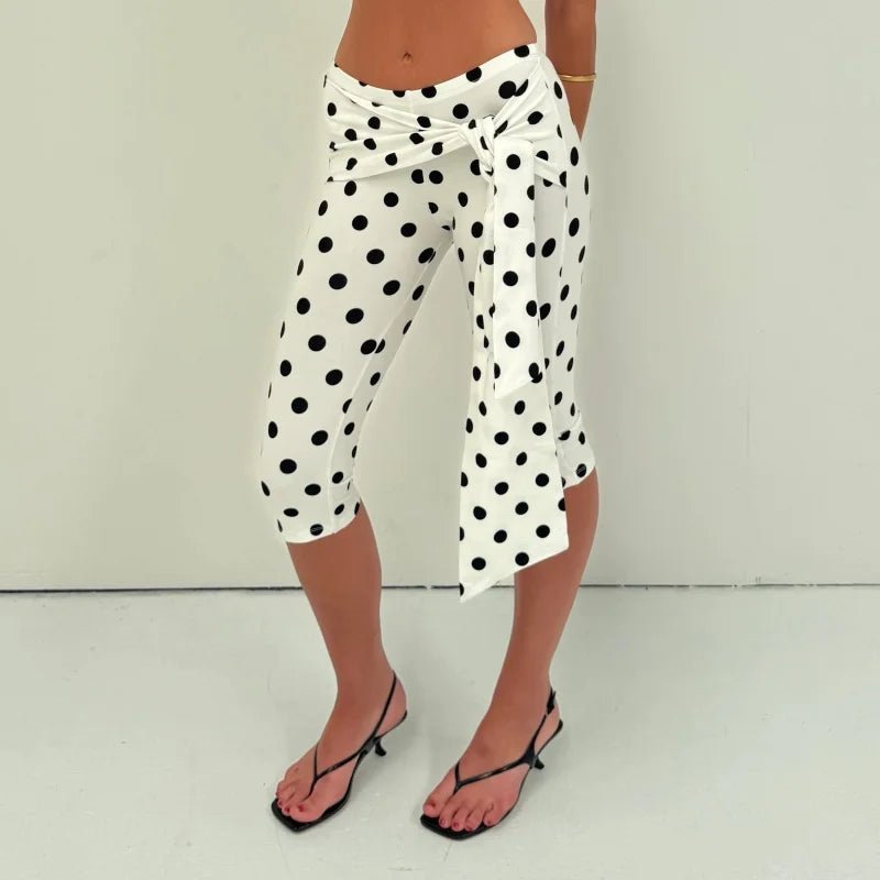 Amalia Polka Dot Capri Pants
