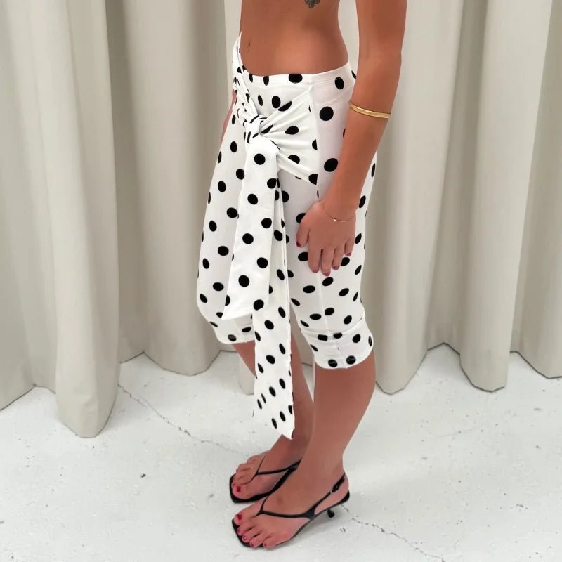 Amalia Polka Dot Capri Pants