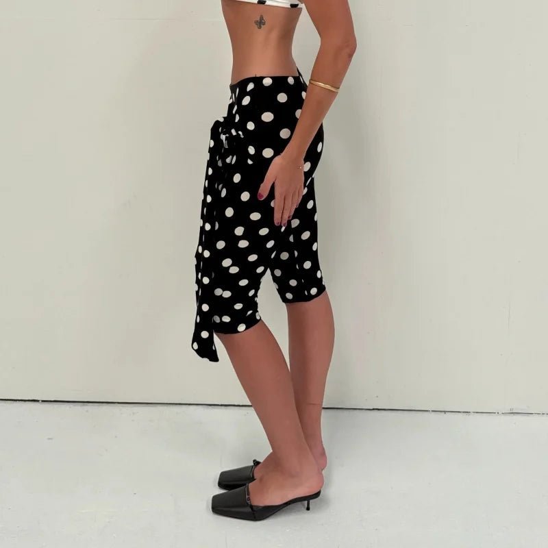 Amalia Polka Dot Capri Pants