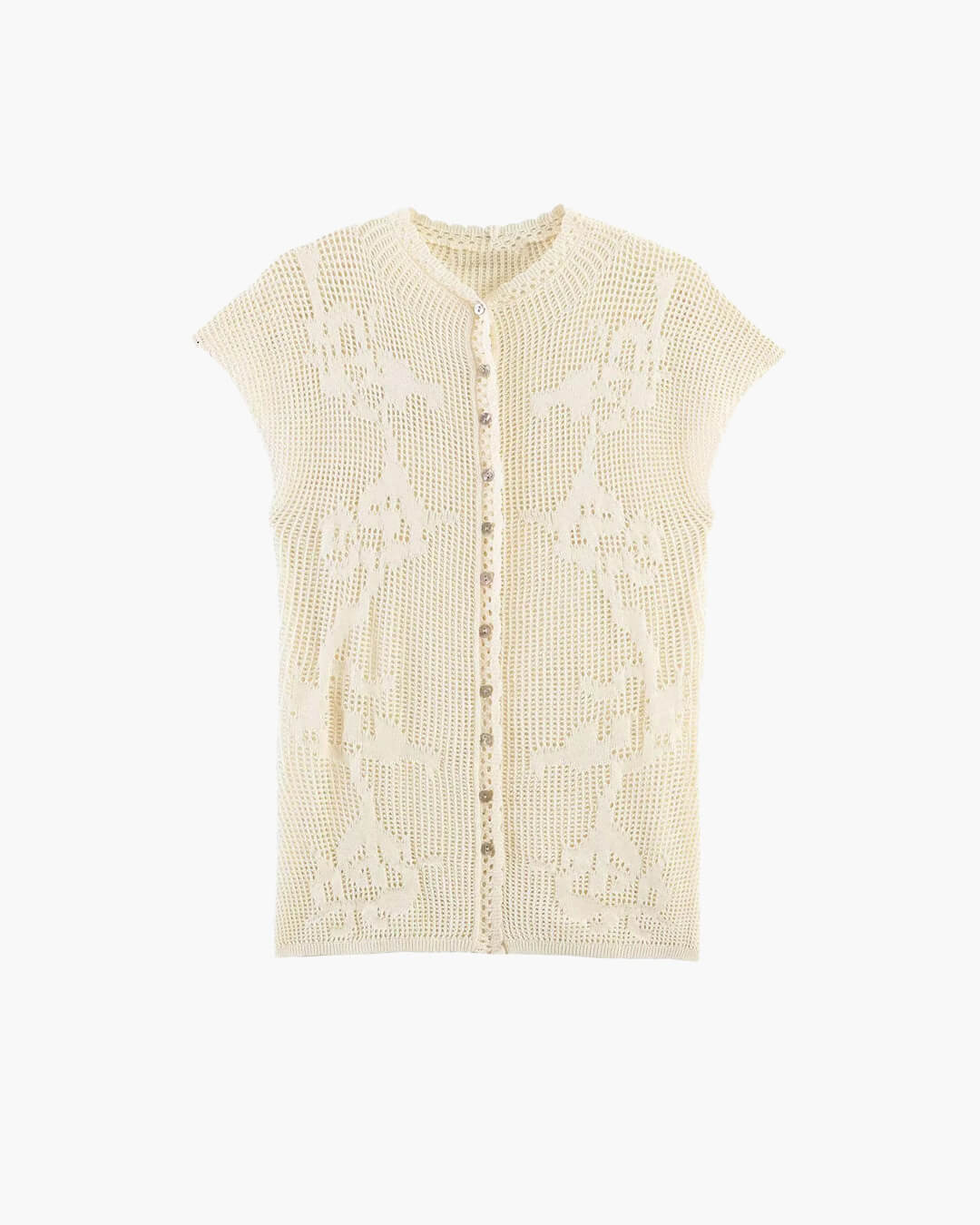 Anne strikket cardigan-top