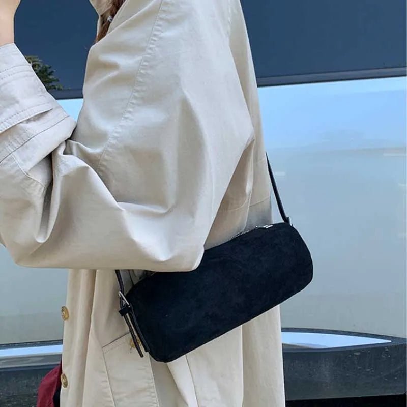 Beatrice Suede Pillow Hobo Bag