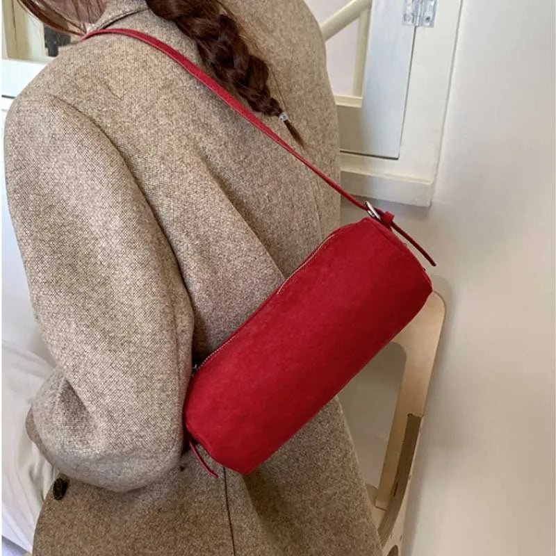 Beatrice Suede Pillow Hobo Bag