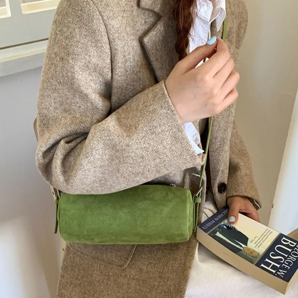 Beatrice Suede Pillow Hobo Bag