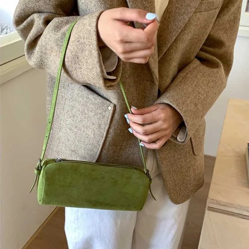 Beatrice Suede Pillow Hobo Bag