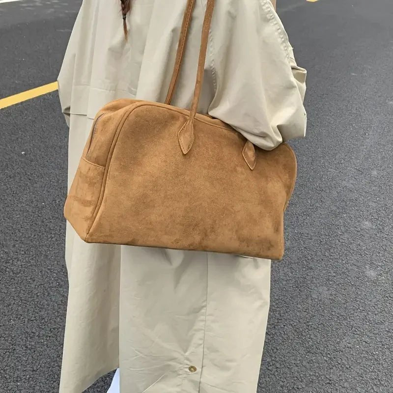 Beatrice vintage-laptoptaske i læder