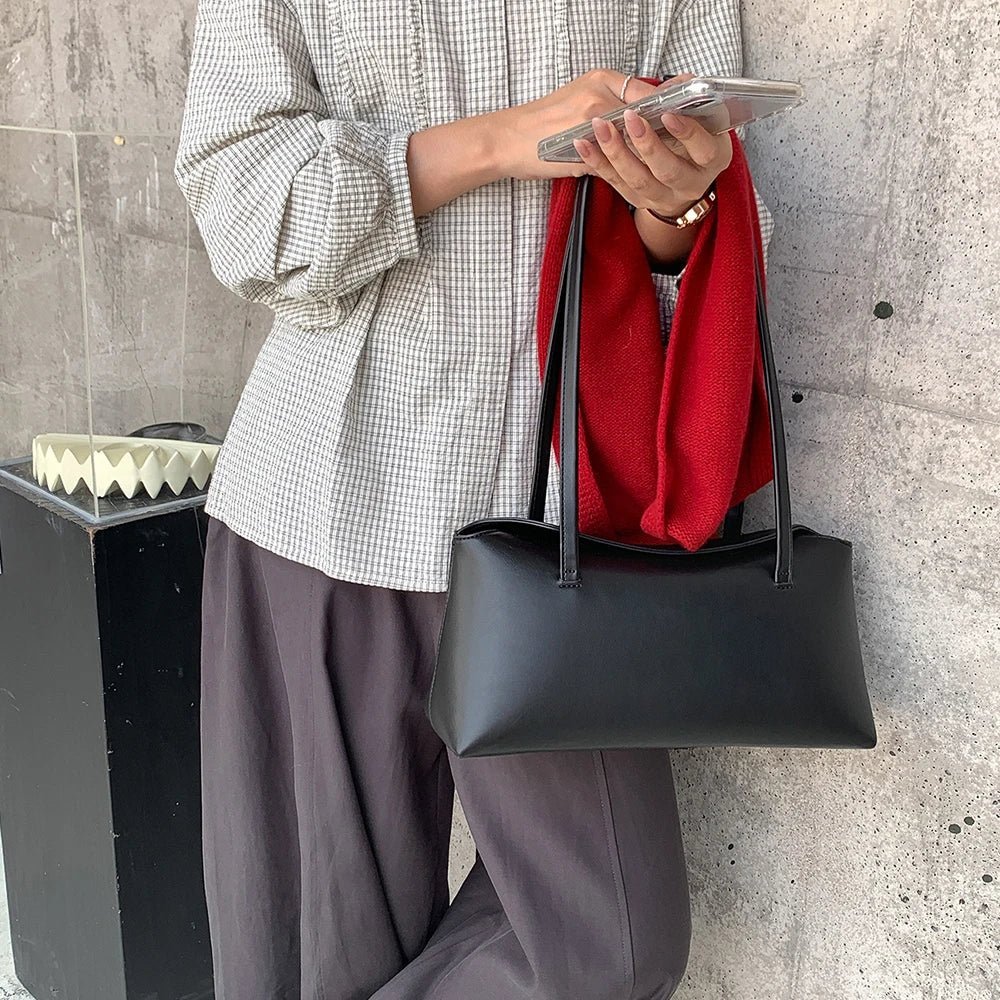 Bianca polstret shopper-skuldertaske