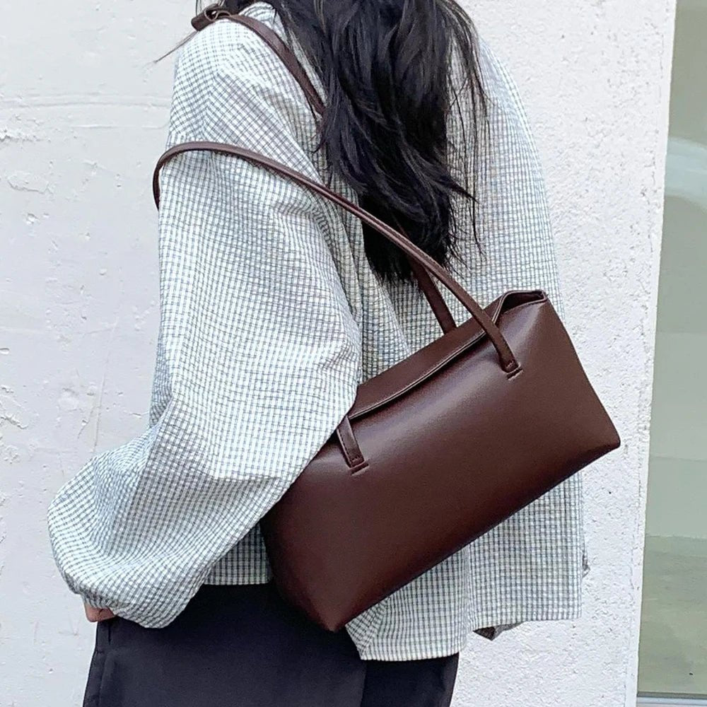 Bianca polstret shopper-skuldertaske