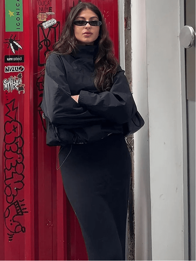 Bianca vandafvisende bomberjakke