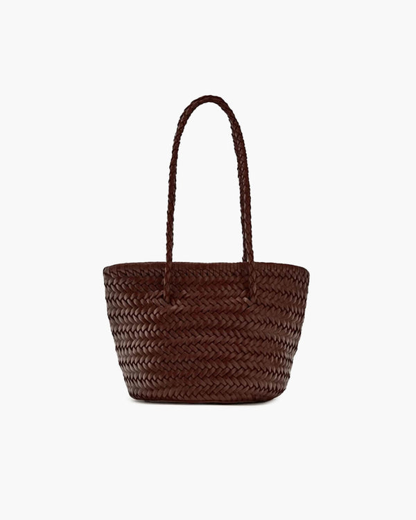 Blair flettet bucket-skuldertaske