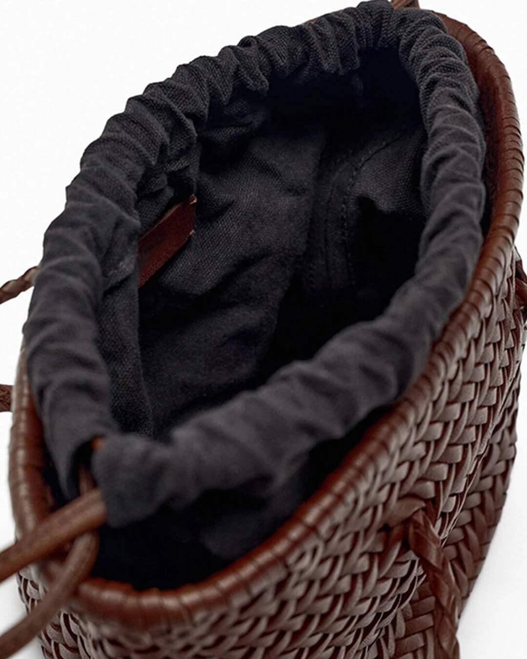 Blair flettet bucket-skuldertaske