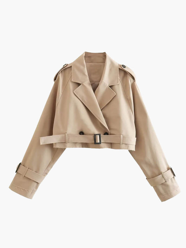 Blair kort trenchcoat