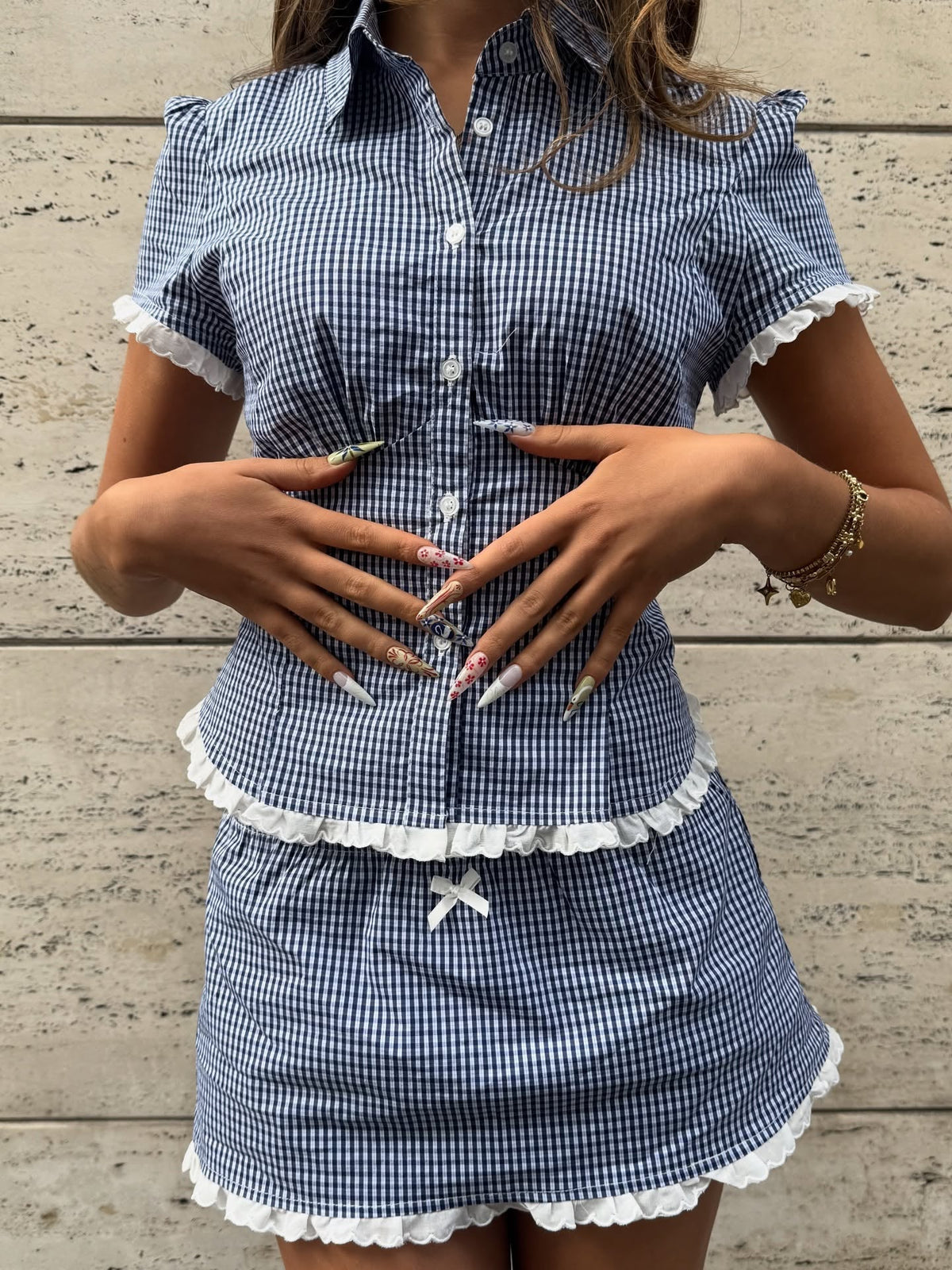 Brianna kort sæt med figursyet skort