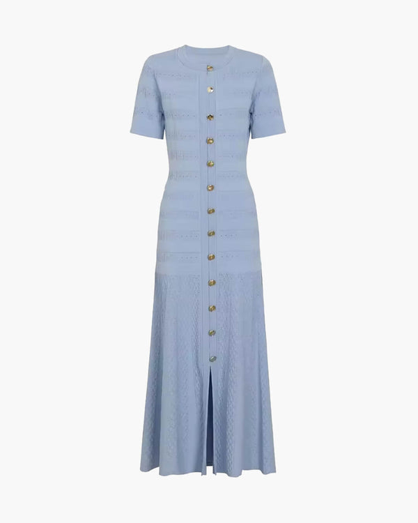 Celeste Ribbed Knit Midi Dress