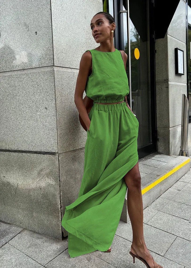 Celeste Wide-Leg Palazzo Set