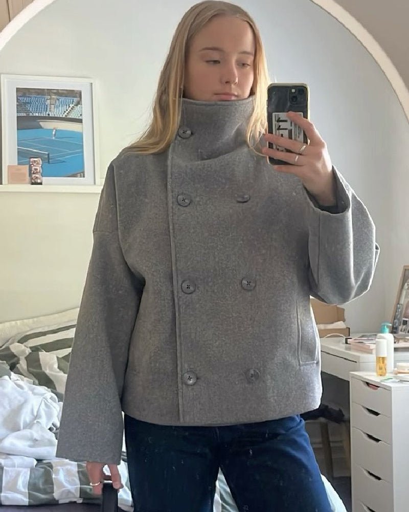 Clarissa jakke med ståkrave