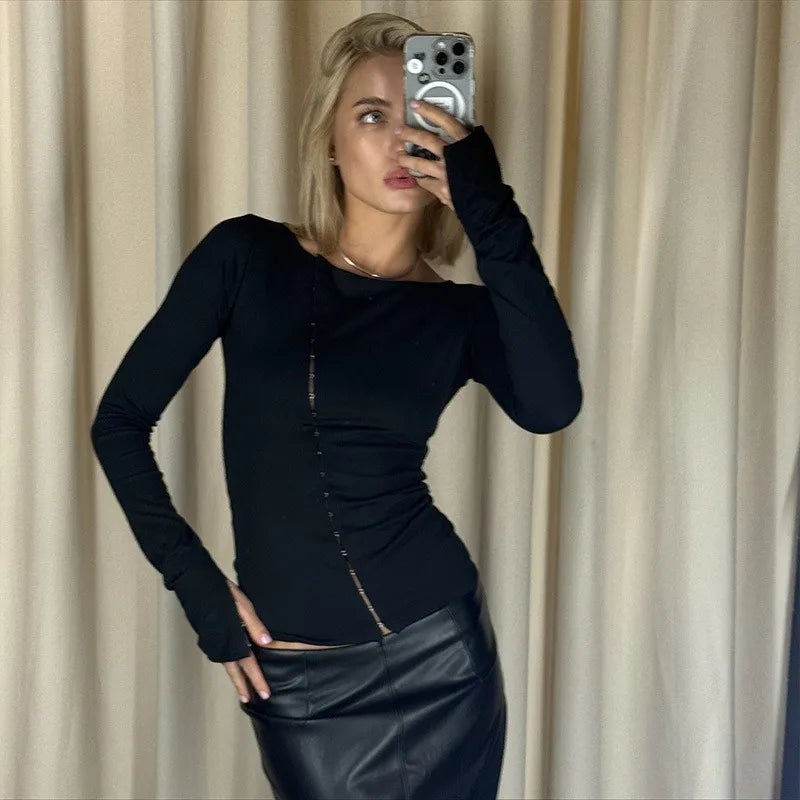 Cut-Out Sweater