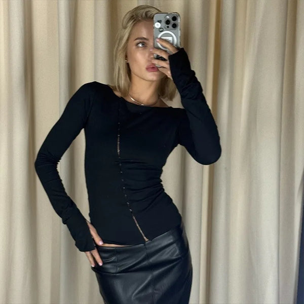 Cut-Out Sweater