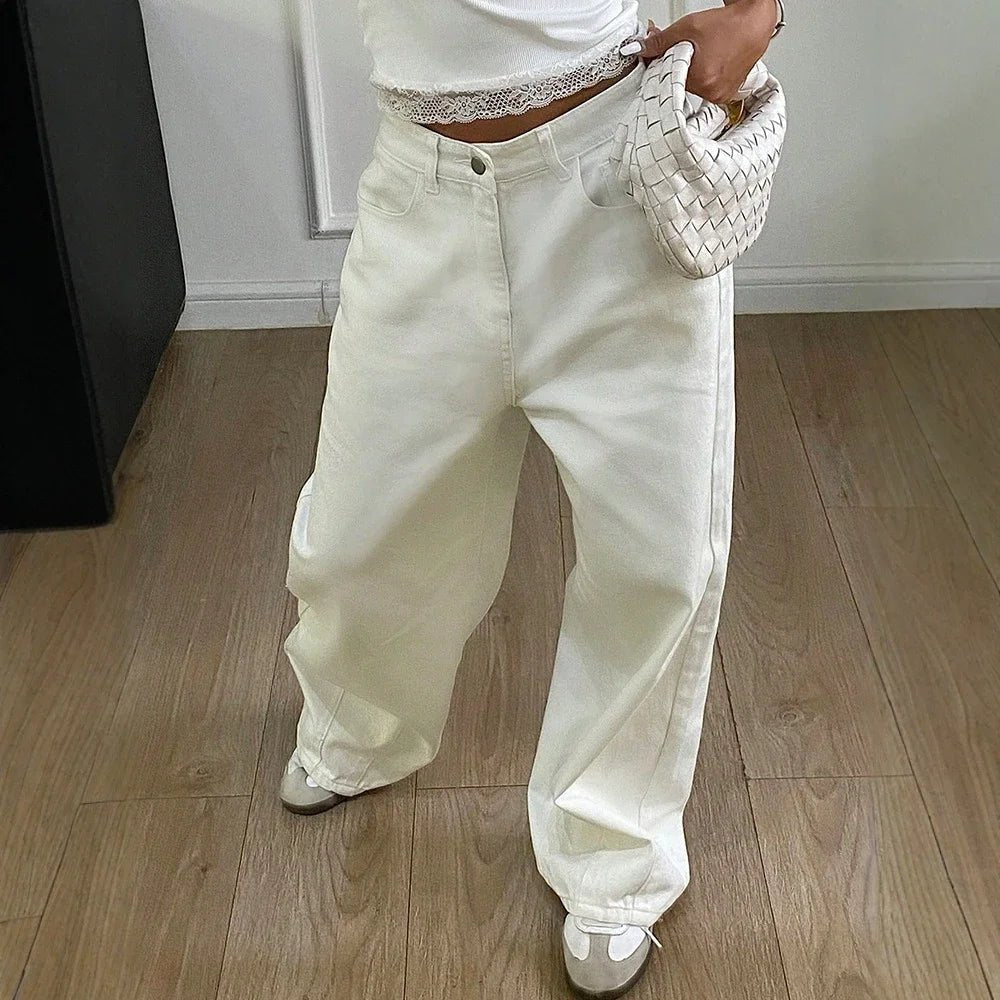 Danielle baggy jeans med brede ben