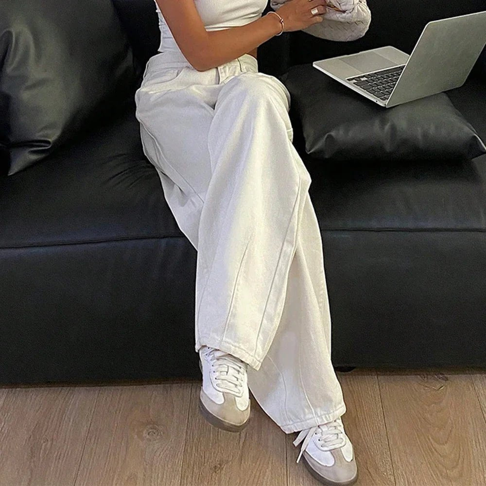 Danielle baggy jeans med brede ben