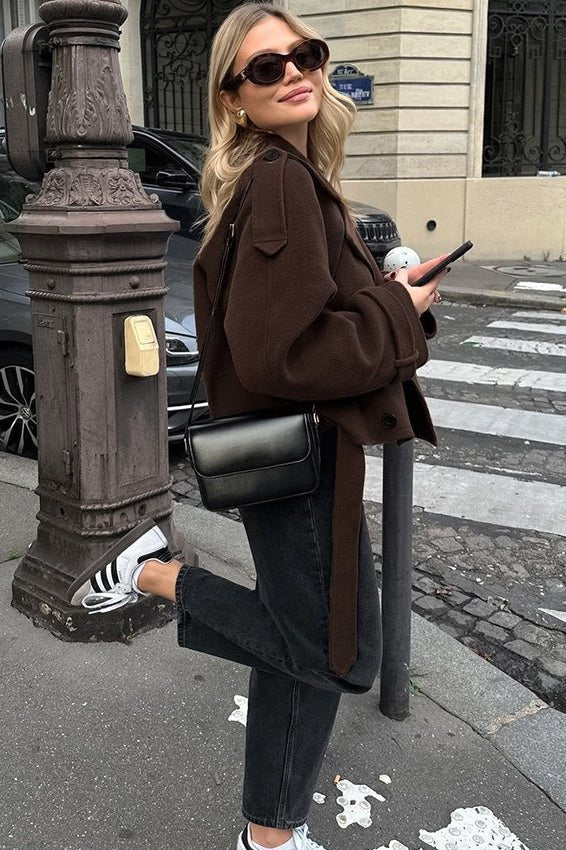 Daphne kort efterårs- og vinterfrakke