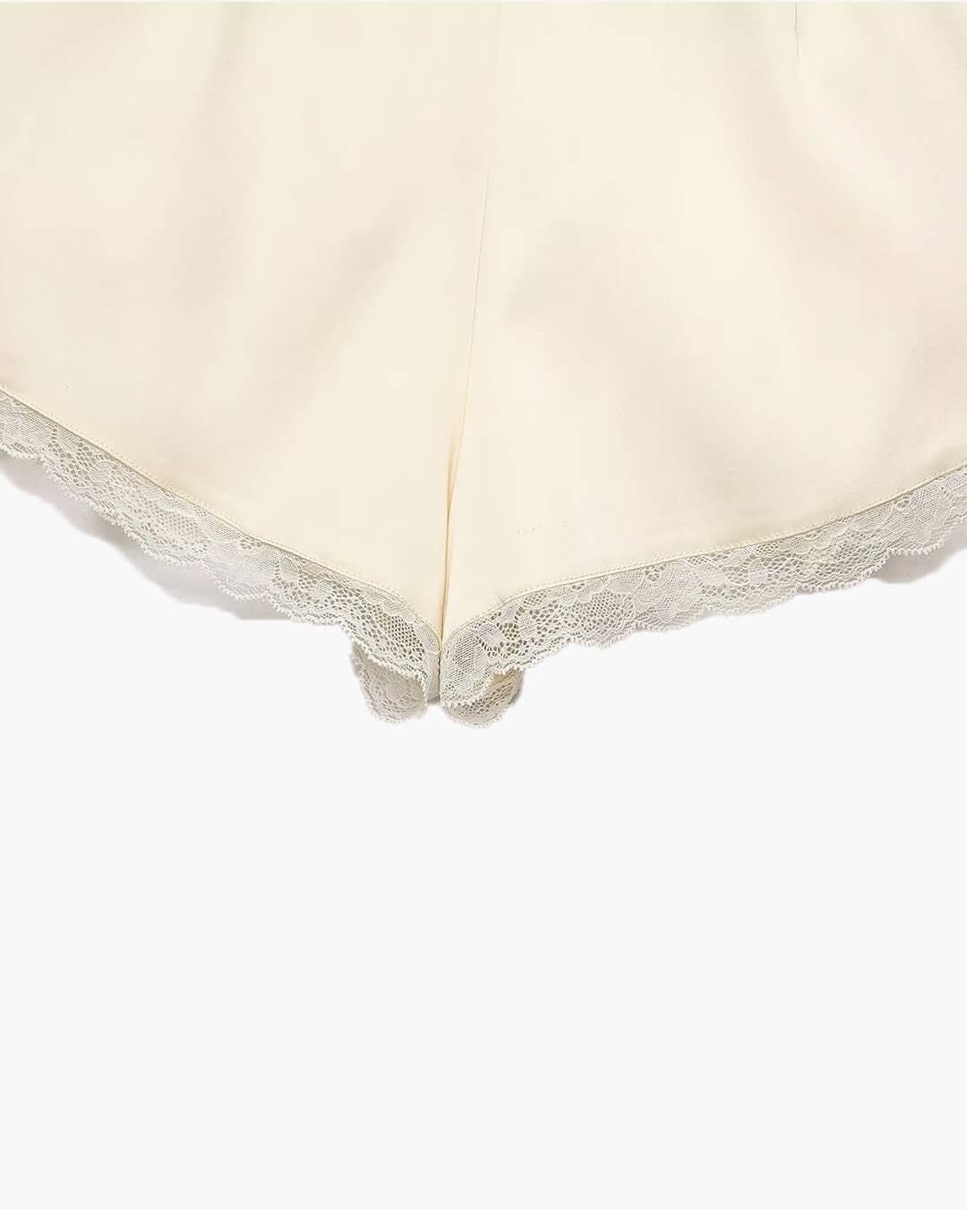 Davina satinminishorts med høj talje