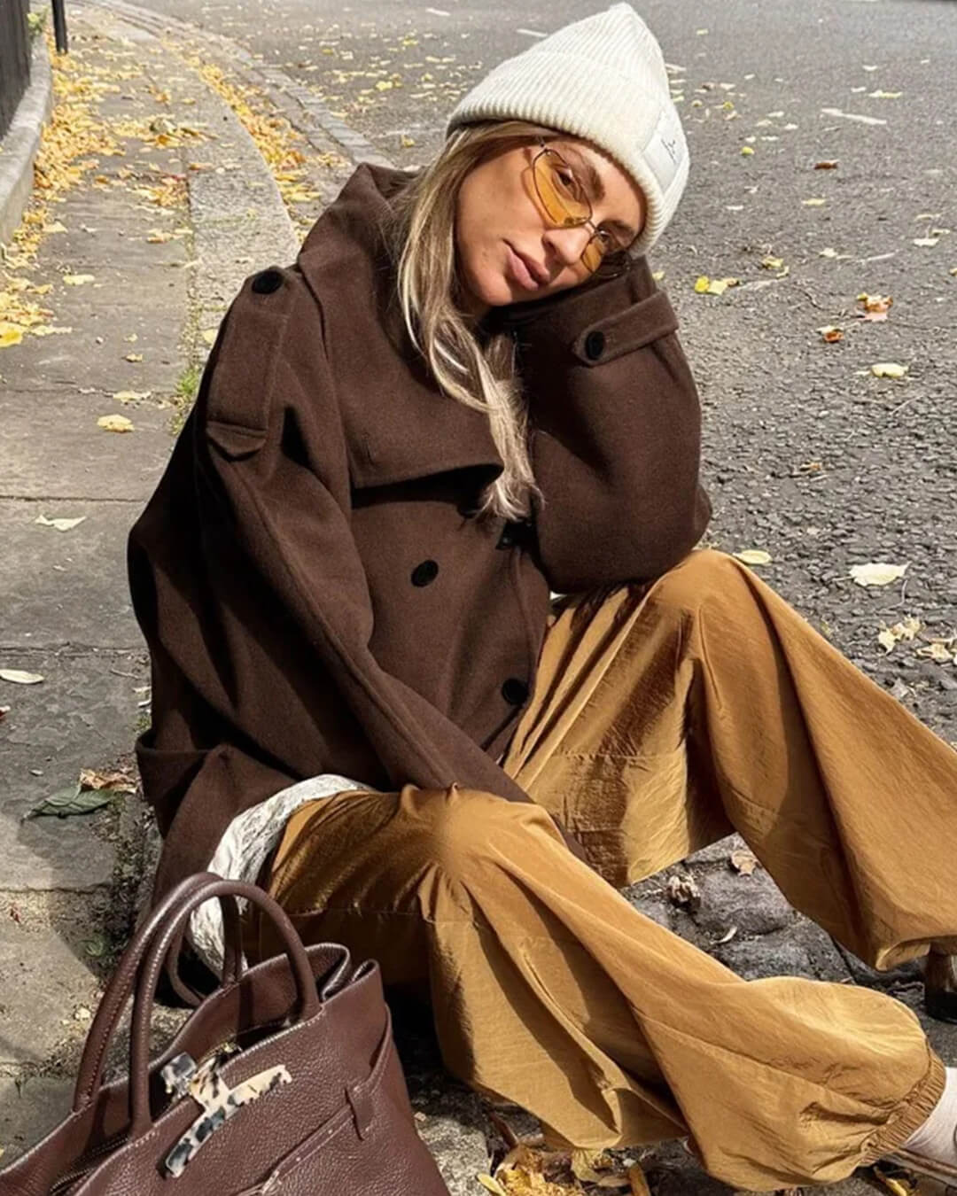 Debbie kort trenchcoat med ståkrave