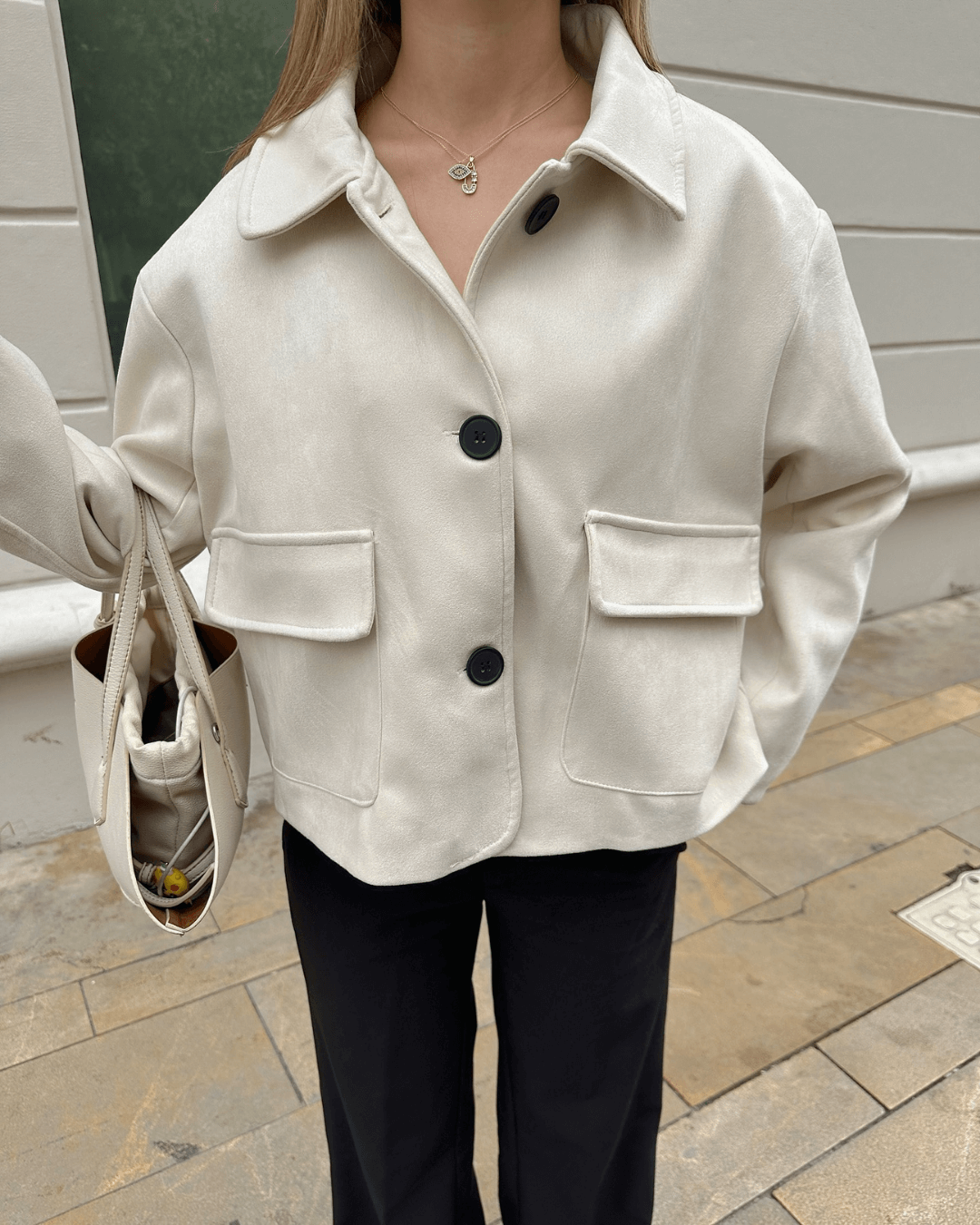 Elara ruskindsjakke
