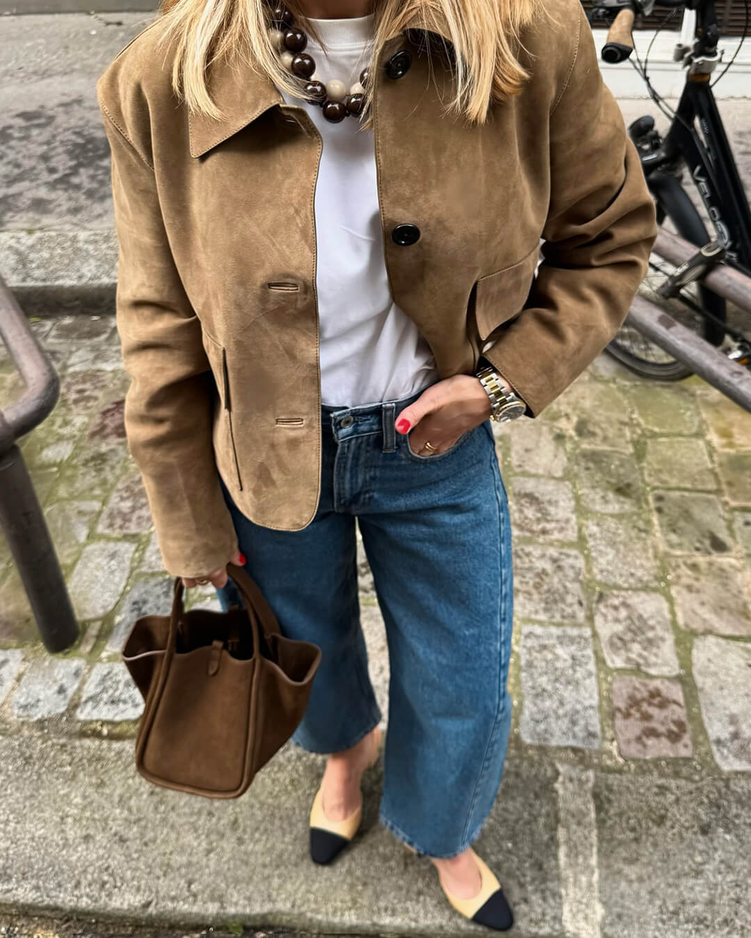 Elara ruskindsjakke