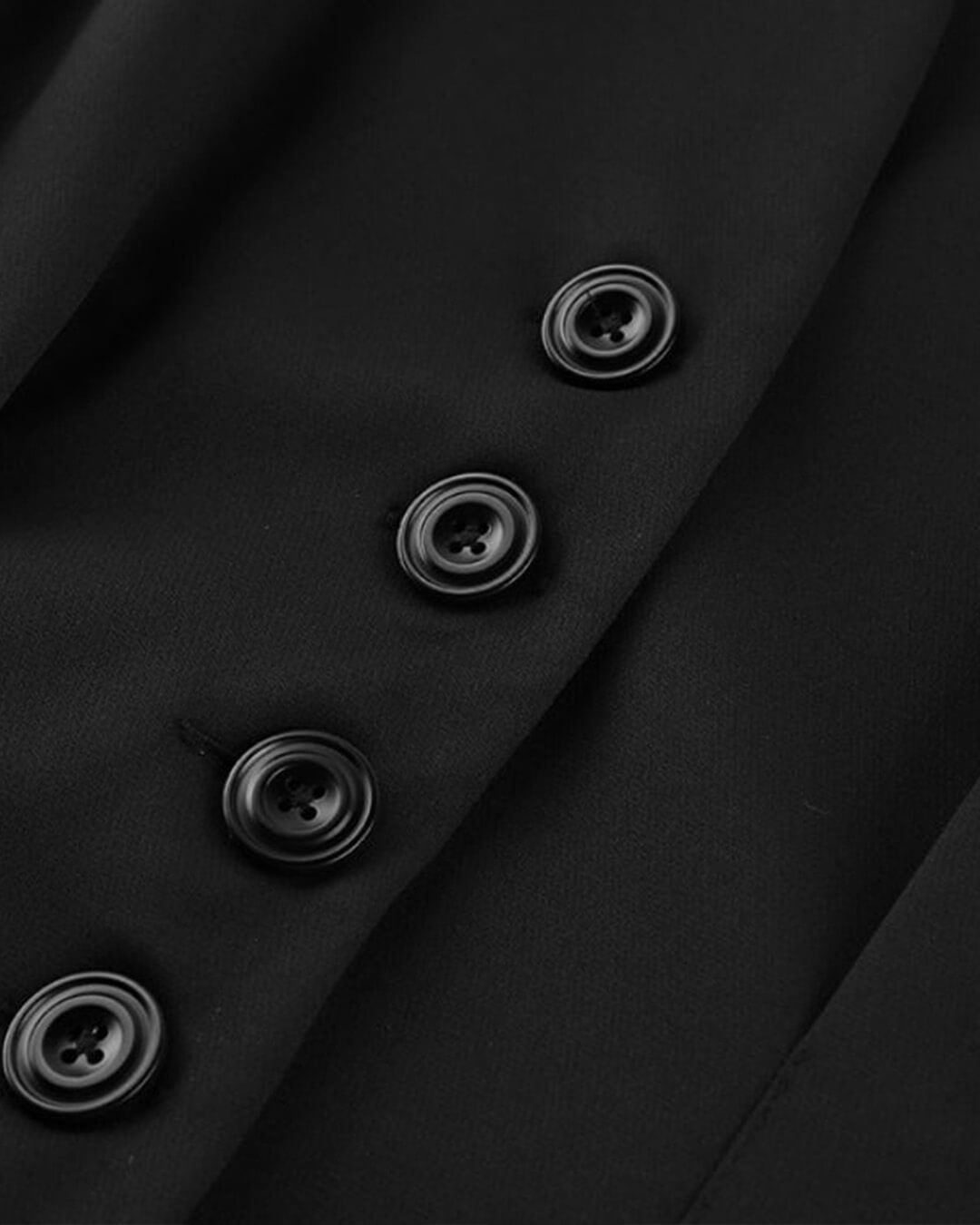 Empress blazer med rynket talje og V-hals