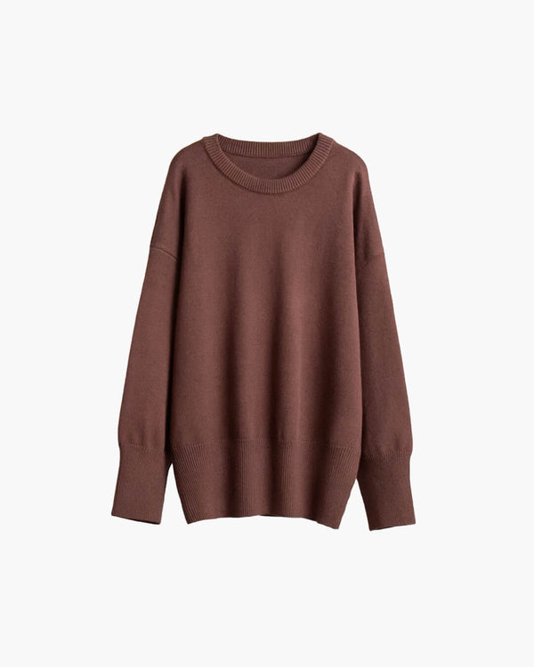 Georgette Ribstrikket sweater