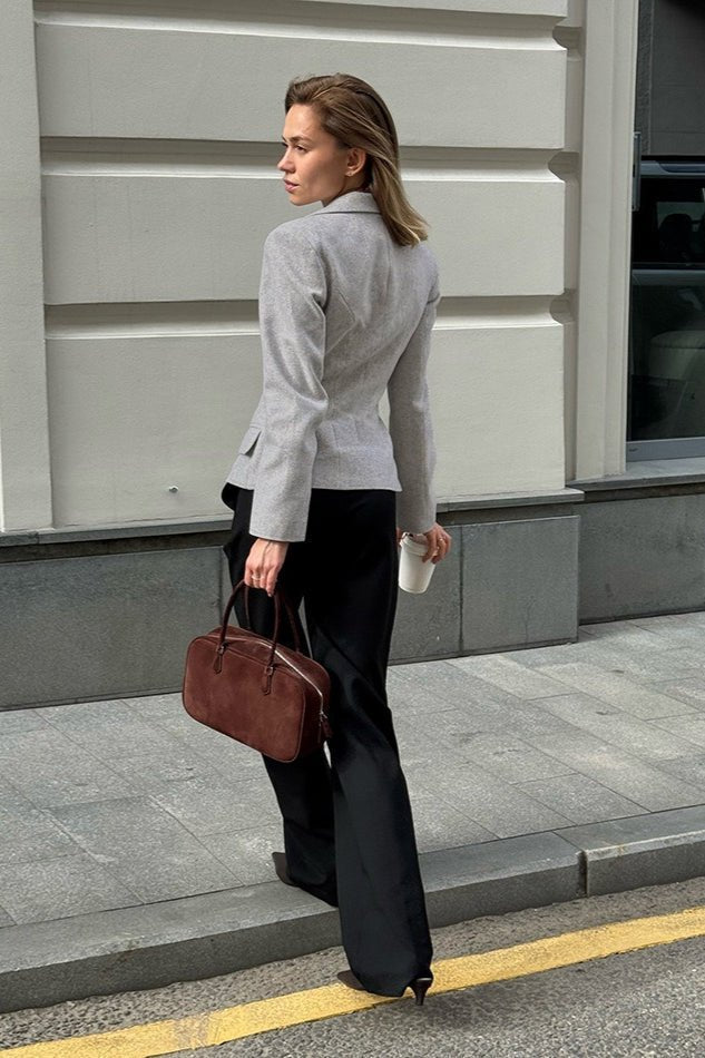 Geraldine Vintage-blazer med slim fit