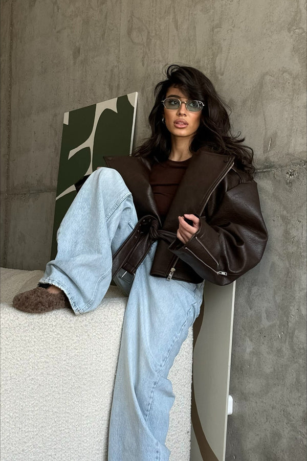 Gertrude Vegan Leather Jacket