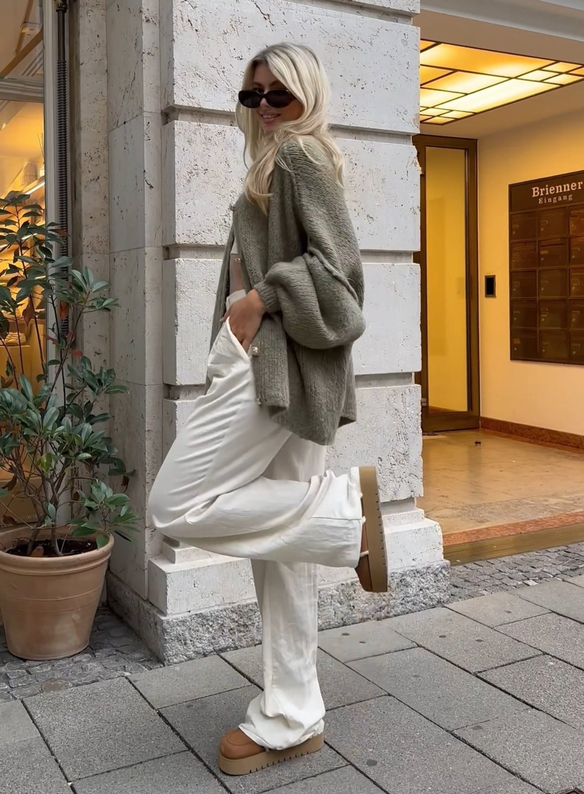 Greta lang cardigan