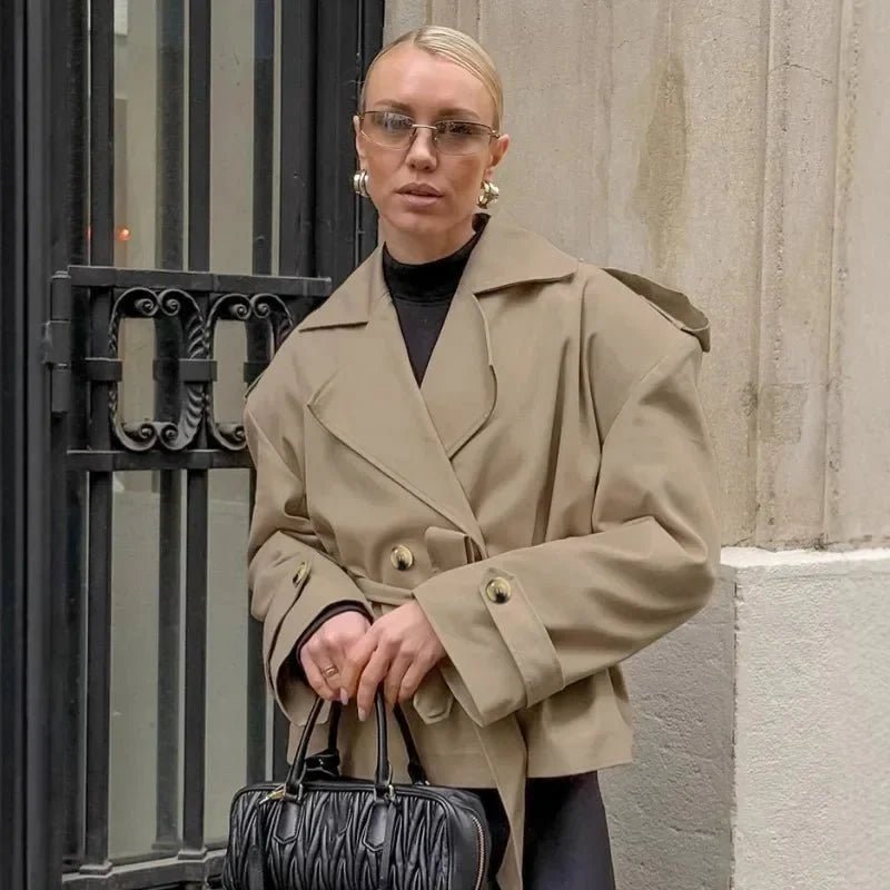 Hailey kort trenchcoat