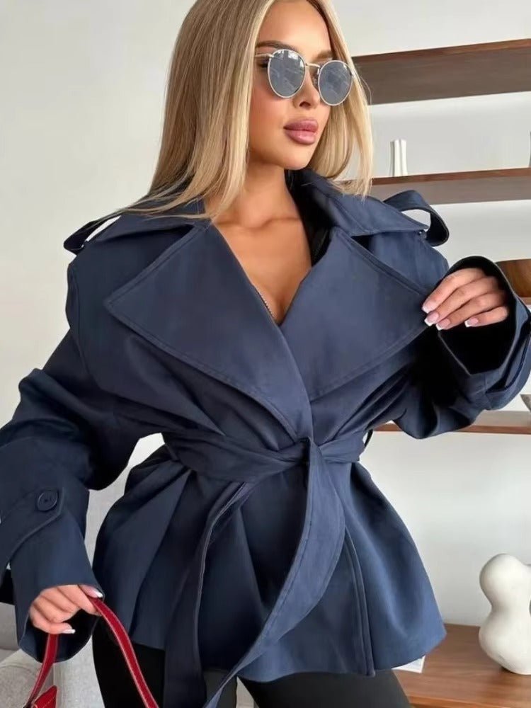 Hailey kort trenchcoat