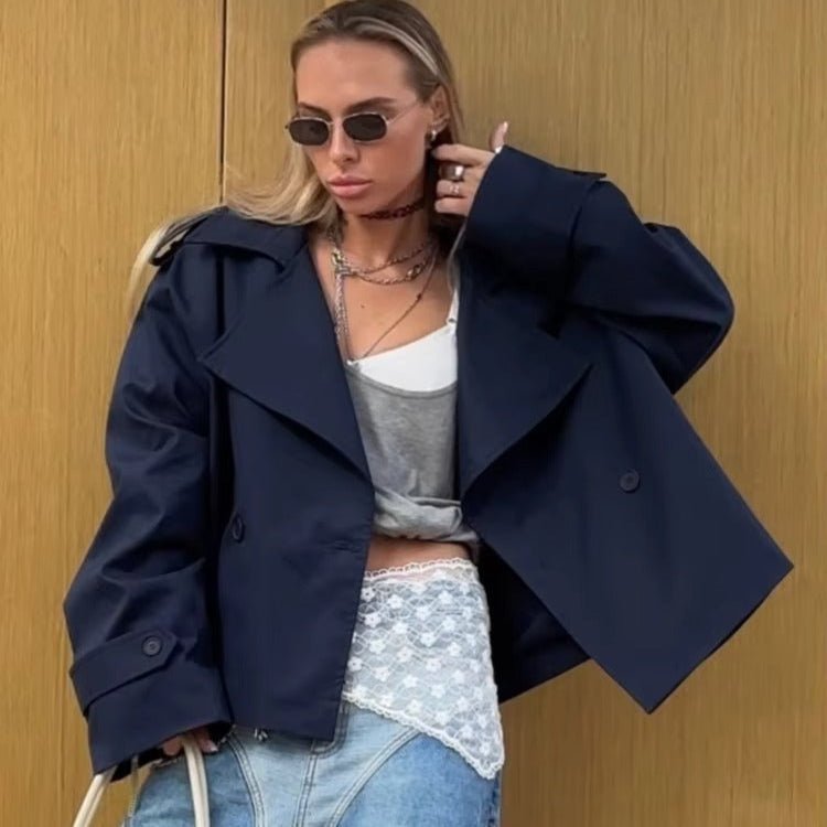Hailey kort trenchcoat