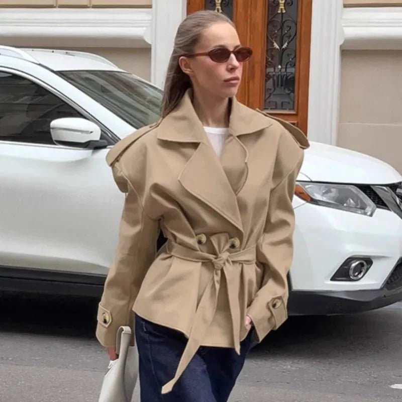 Hailey kort trenchcoat