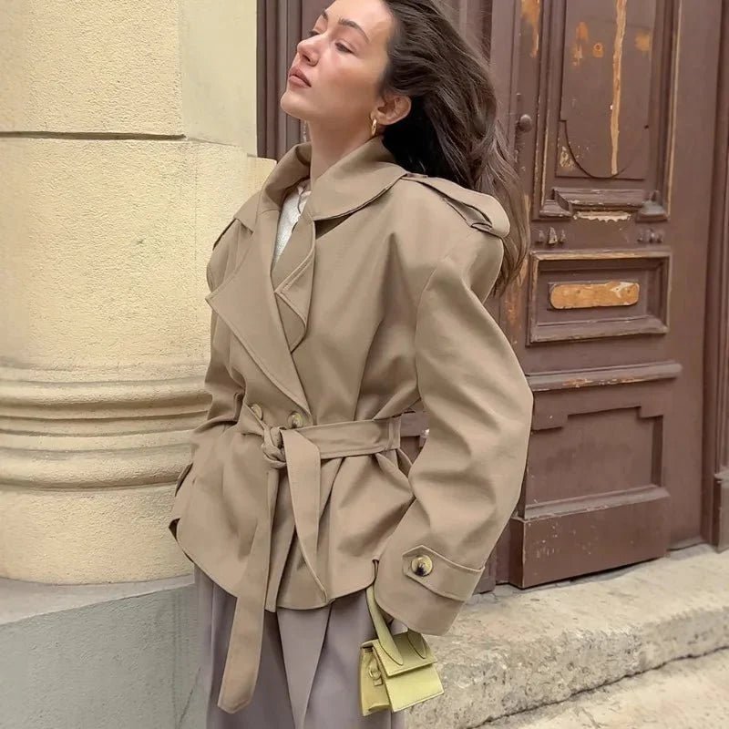 Hailey kort trenchcoat