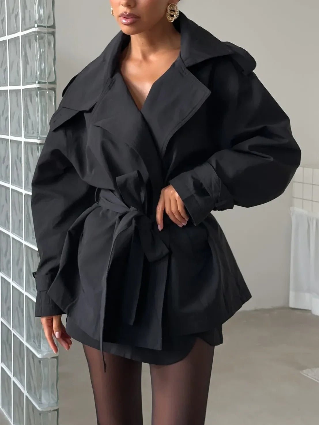 Hailey kort trenchcoat