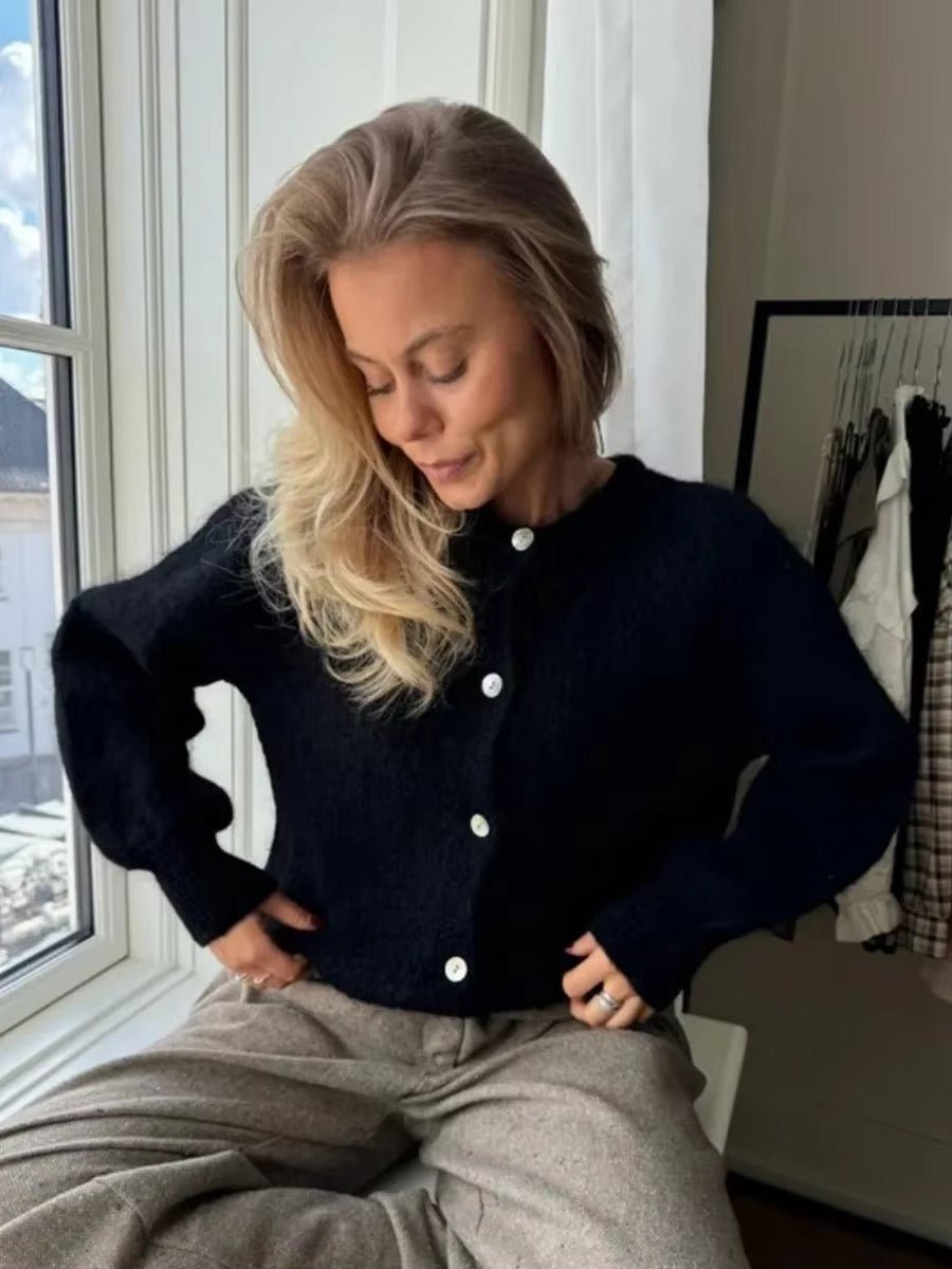 Hazel blød strikcardigan
