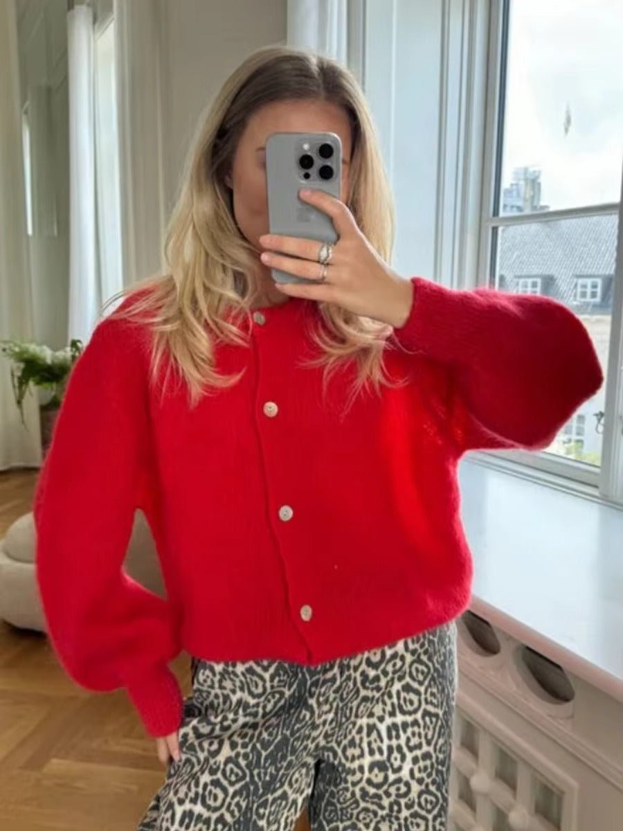 Hazel blød strikcardigan