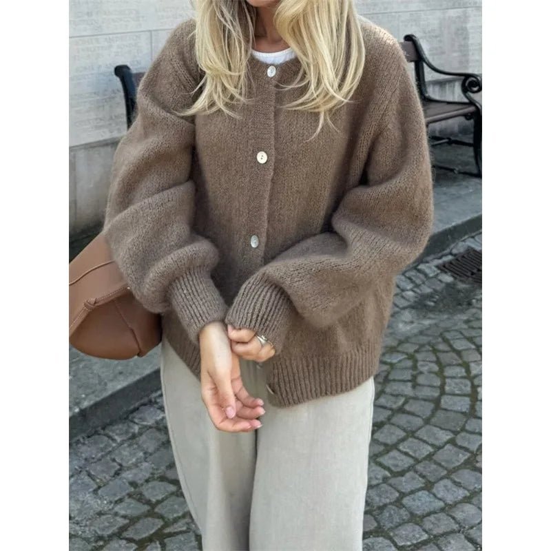 Hazel blød strikcardigan