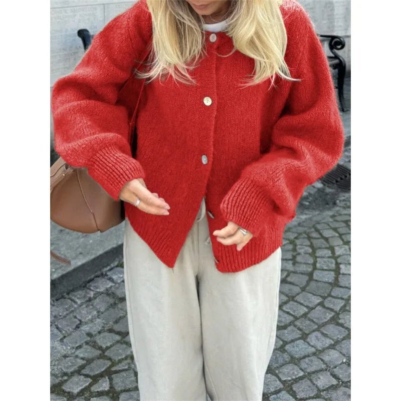Hazel blød strikcardigan