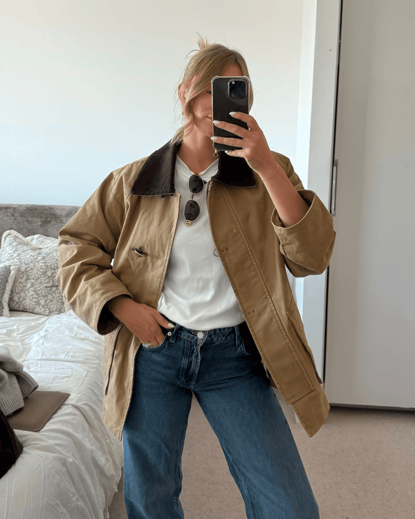 Jacky canvasjakke i barn-stil