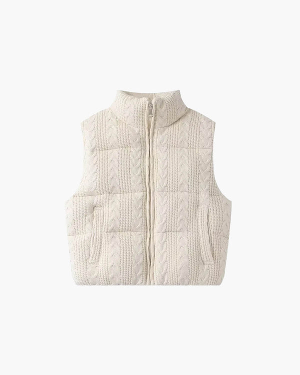 Jayden Strikket ærmeløs vest