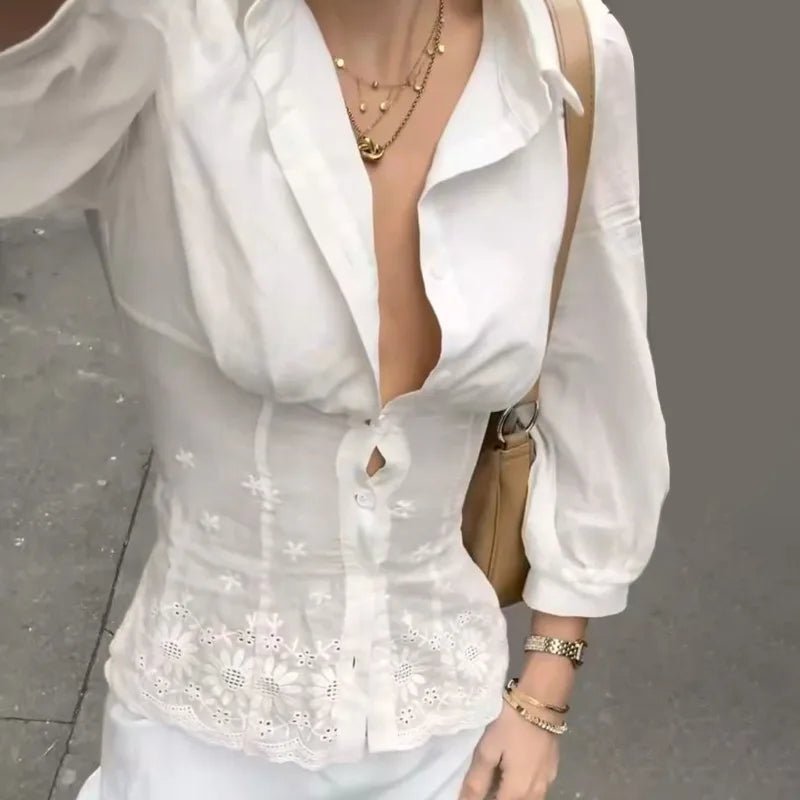 Jillian Long Sleeve Cinched Waist Top