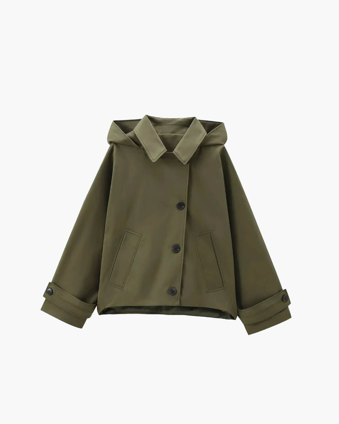 Julia trenchcoat med hætte