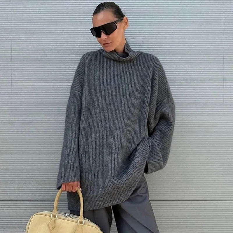 Hedda oversized strikkjole