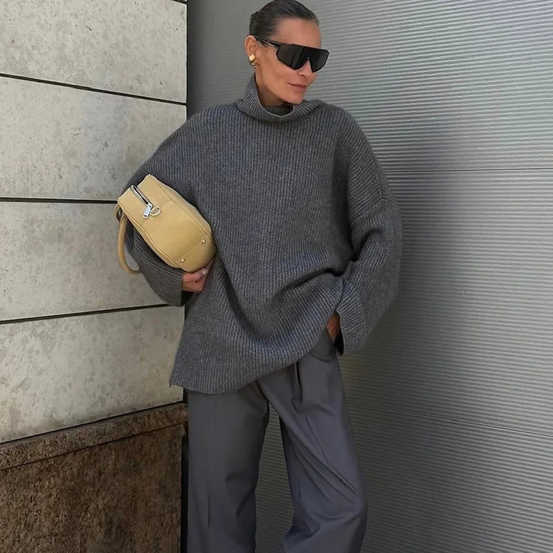 Hedda oversized strikkjole